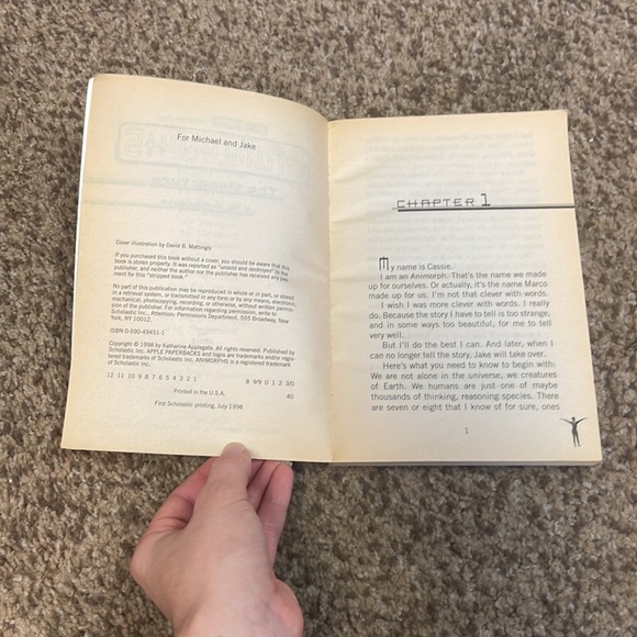 Animorphs The Departure paperback book 1998 - Picture 6 of 7